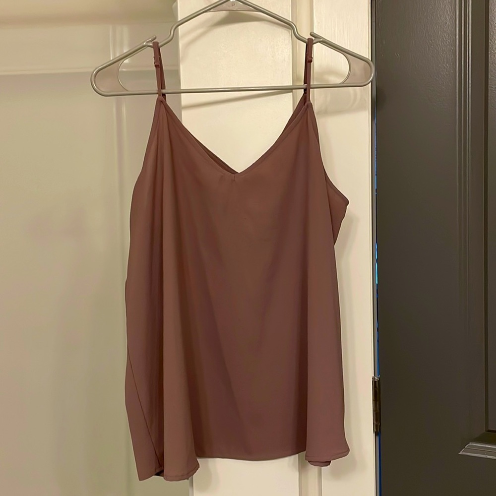 Purple Flowy tank top